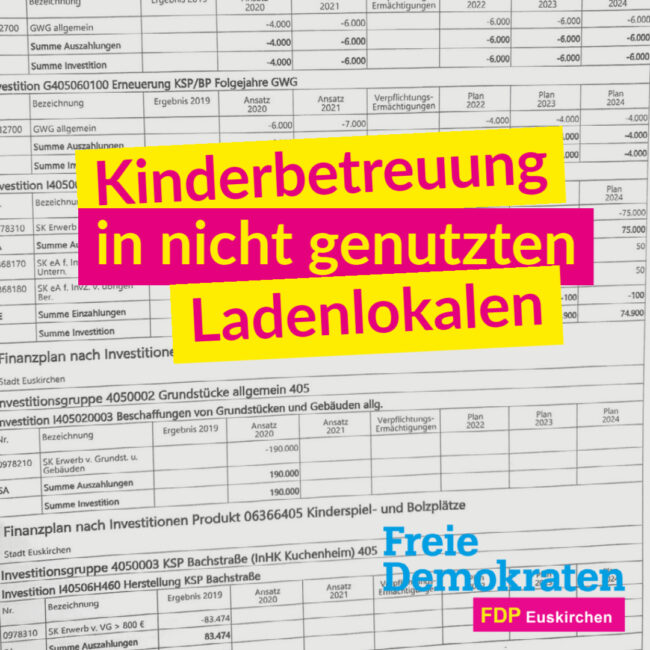 2021-05-21 Kinderbetreuung in nicht genutzten ehemaligen Ladenlokalen